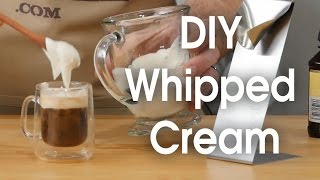 DIY whipped cream in 60 seconds [upl. by Brock]