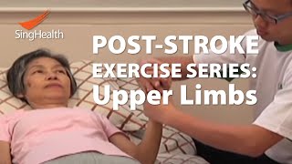 PostStroke Exercises Part 1 Upper Limb [upl. by Laekcim19]