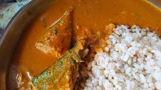 Bangude kajipu mackerel fish curry Mangalorean style  Oil free curry [upl. by Eigroeg]