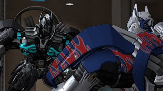 SFM Optimus vs Nemesis Prime Transformers TLK Animated Fight Scene [upl. by Agler]