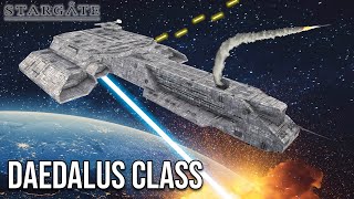 STARGATE Ships Explained DAEDALUS CLASS Battlecruiser [upl. by Trinee]