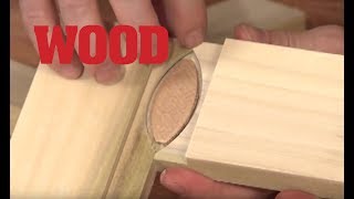 How To Make A Biscuit Joint  WOOD magazine [upl. by Latsirk]