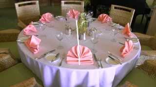 Setting Banquet Tables Training Video [upl. by Aisel]