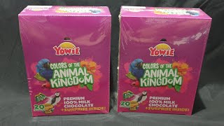 Unboxing 24 Yowie Colors of the Animal Kingdom Surprise Egg Chocolates [upl. by Lesh318]