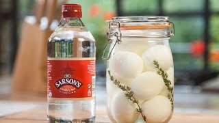 How to Pickle Eggs  Recipe  Sarsons [upl. by Criswell]