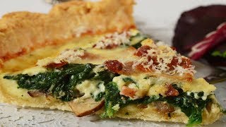 Quiche Recipe Demonstration  Joyofbakingcom [upl. by Nayhr]