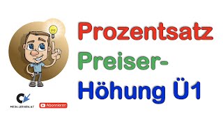 Prozentsatz einer Preiserhöhung berechnen [upl. by Jarrad]