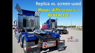 Replica vs screenused Optimus Primemajor differences revealed [upl. by Harahs852]