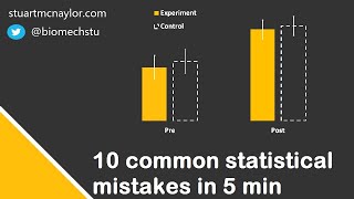 Ten Statistical Mistakes in 5 Min [upl. by Aicital]