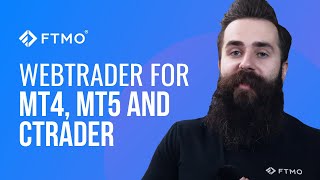 How to use webtrader for MT4 MT5 and cTrader  FTMO [upl. by Htyderem]