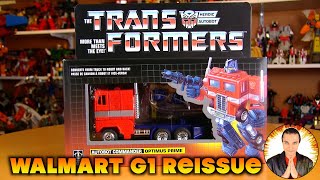 Transformers Walmart Exclusive G1 Reissue OPTIMUS PRIME 2019 [upl. by Leesa626]