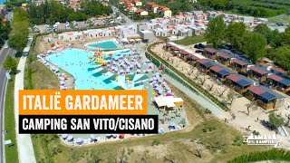 Gardameer Italië  camping San VitoCisano [upl. by Rolecnahc624]