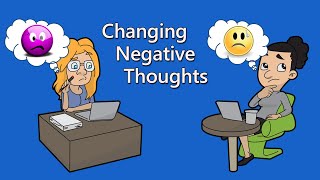 Best Way to Reduce Negative Thinking CBT Thought Record [upl. by Nessaj793]