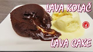 Čokoladni Lava Kolač ▪️ Chocolate Lava Cake [upl. by Koerlin]