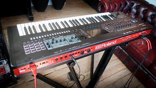 Roland Fantom 6 Synthesizer Unboxing amp Demo [upl. by Marcie]