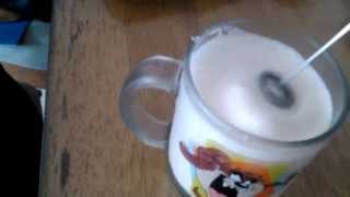 Aerolatte Review Frothing Cold Milk In Under 1 Minute [upl. by Milde]